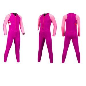 NWT SBART Girls' Full Wetsuit 2mm Size S Neoprene Diving Suit Thermal Front Zip
